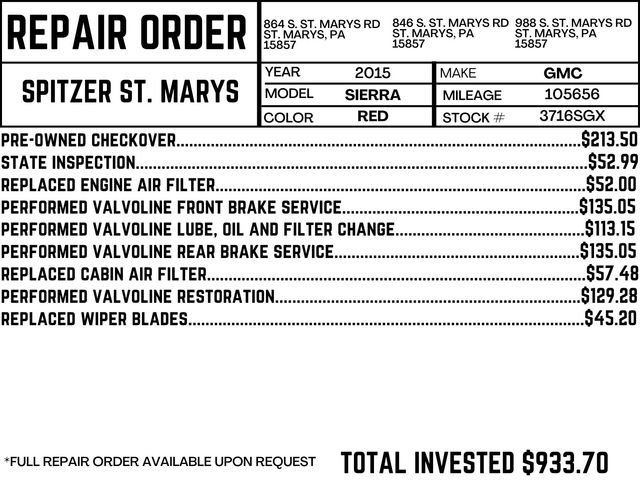 Used 2015 GMC Sierra 1500 SLE w/ SLE Value Package image 2