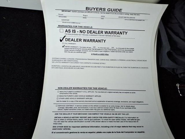 Used 2024 Nissan Rogue SV image 35