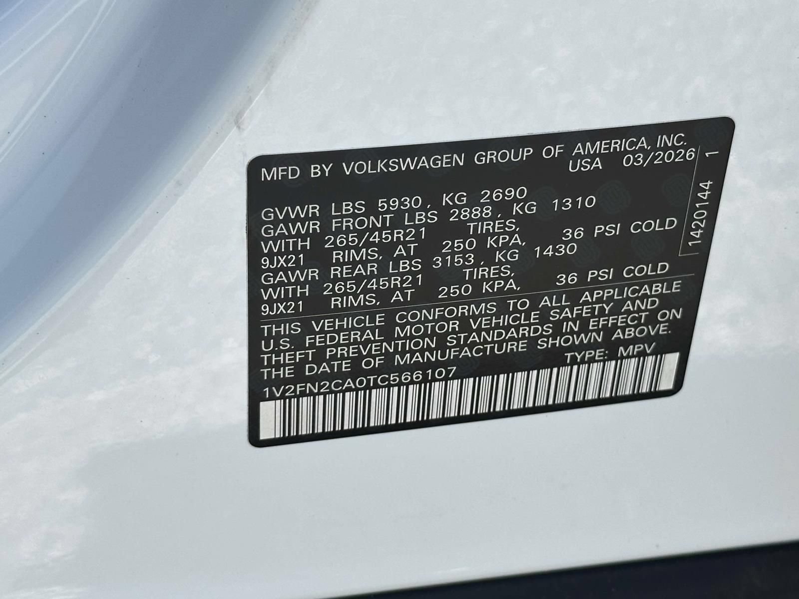 New 2026 Volkswagen Atlas SEL Premium R-Line AWD/4WD image 16