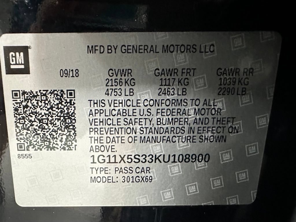 Used 2019 Chevrolet Impala LS FWD image 11
