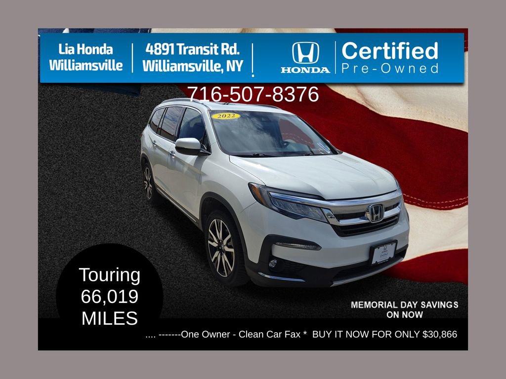 Certified 2022 Honda Pilot Touring 360° Tour