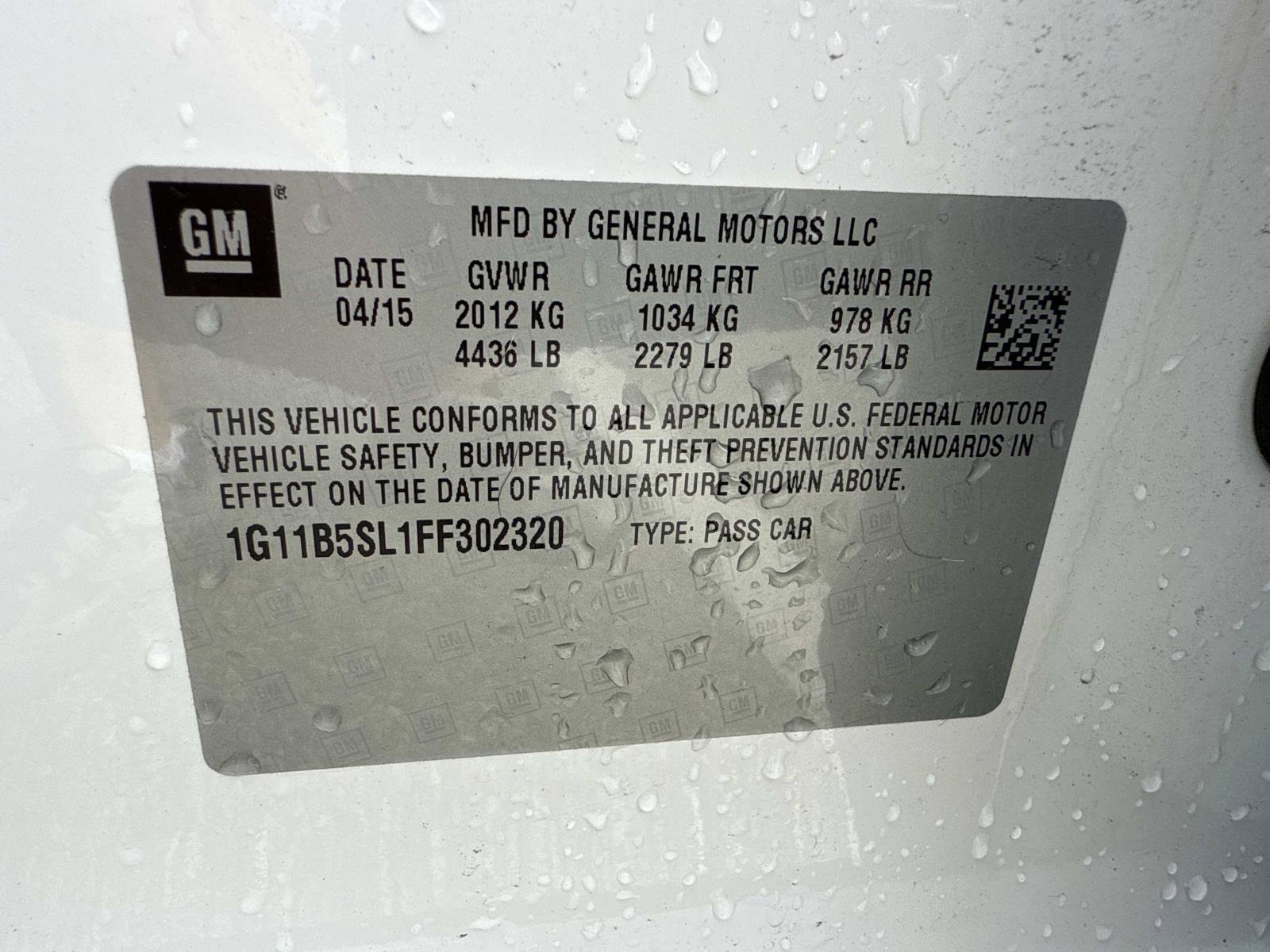 Used 2015 Chevrolet Malibu LS w/ Protection Package FWD image 29