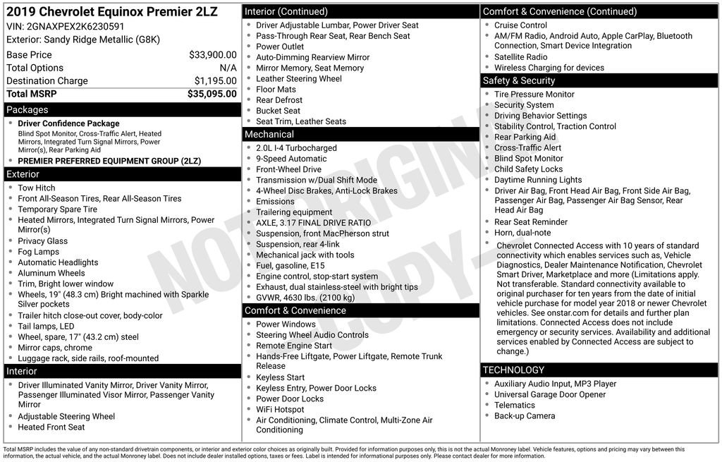 Used 2019 Chevrolet Equinox Premier image 6