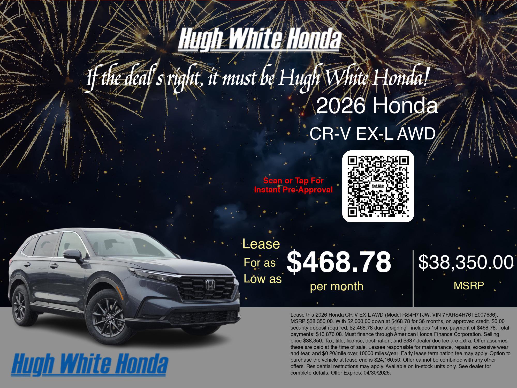 New 2026 Honda CR-V EX-L image 3