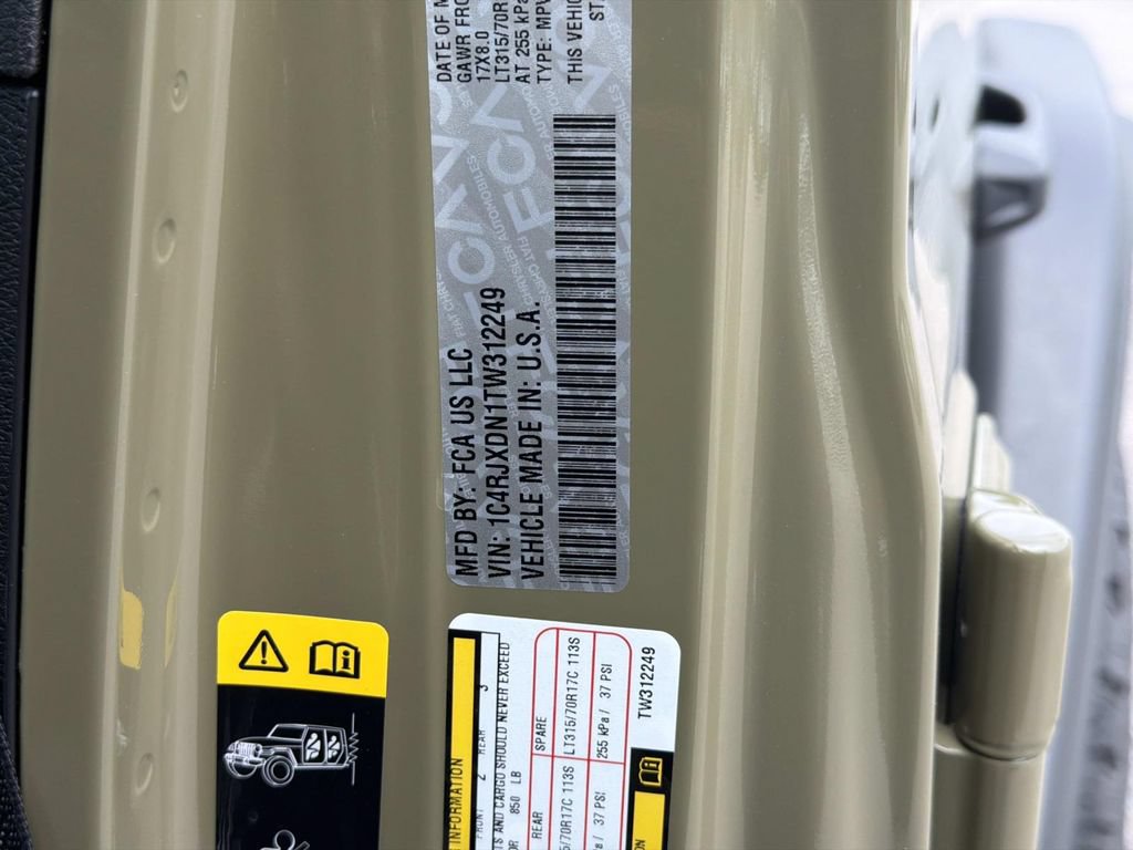 New 2026 Jeep Wrangler Unlimited Sport AWD/4WD image 30