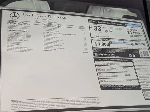 New 2027 Mercedes-Benz CLA 220 image 18