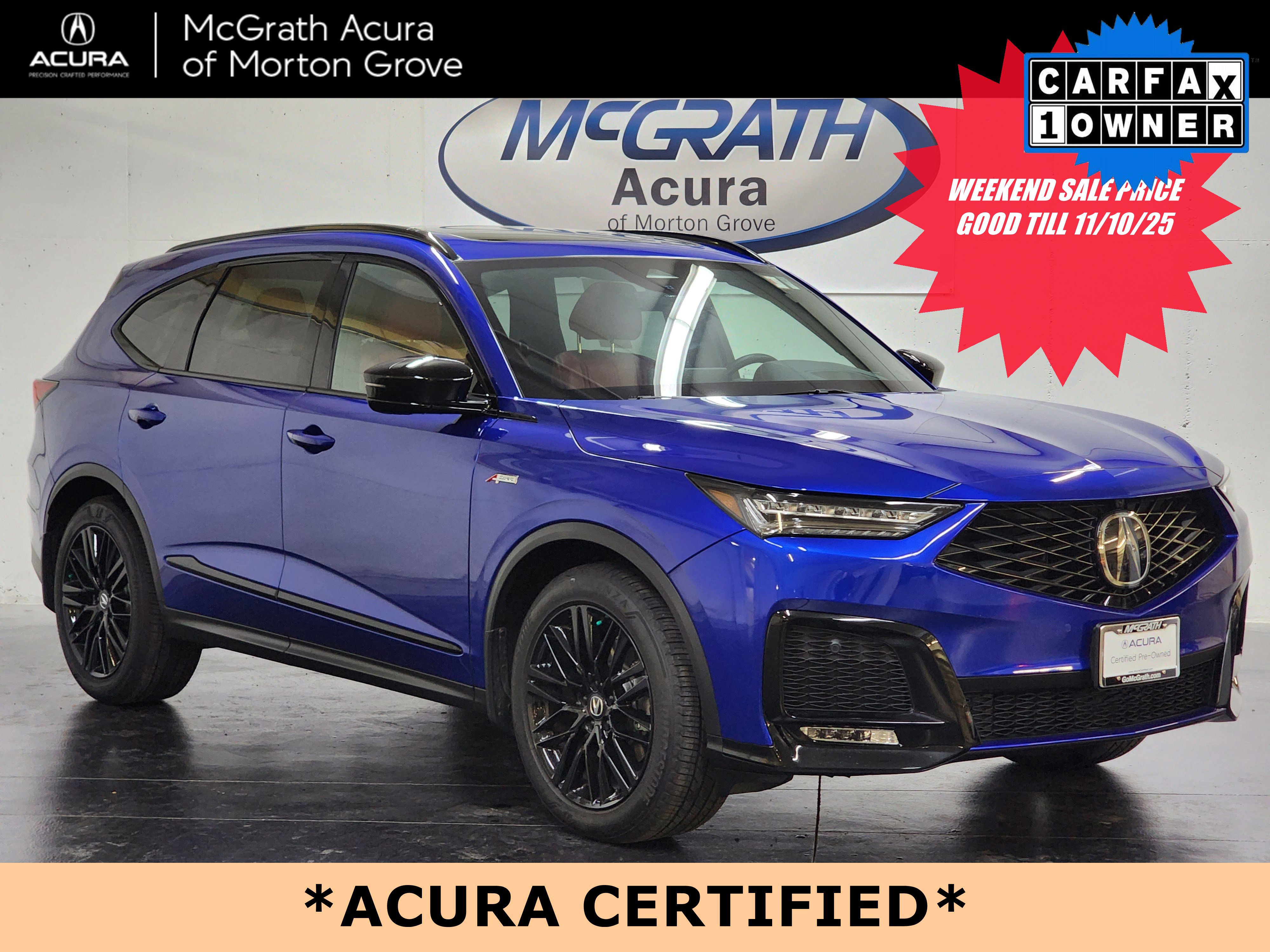 Certified 2025 Acura MDX A-Spec