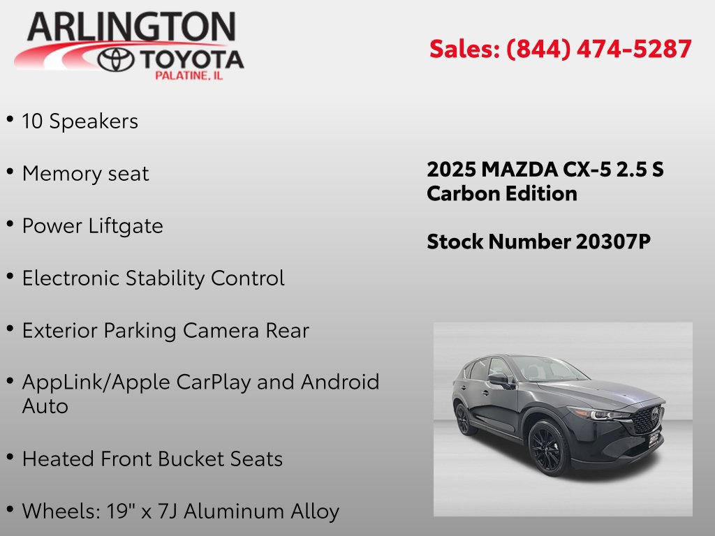 Used 2025 MAZDA CX-5 Carbon Edition AWD/4WD image 2