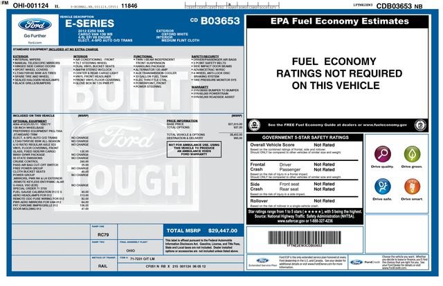 Used 2012 Ford E-250 and Econoline 250 w/ PWR Group RWD image 26