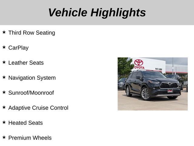 Used 2024 Toyota Highlander Platinum FWD image 5