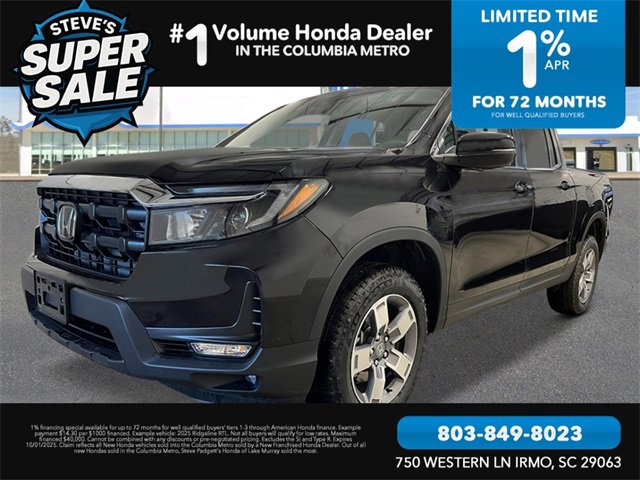 New 2025 Honda Ridgeline RTL