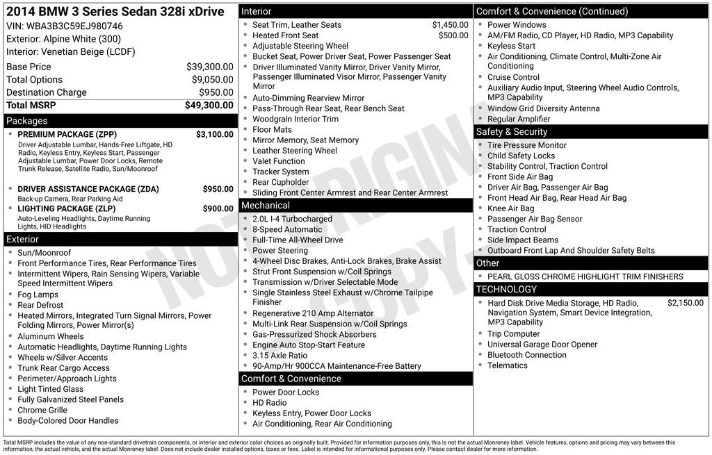 Used 2014 BMW 328i xDrive Sedan image 15