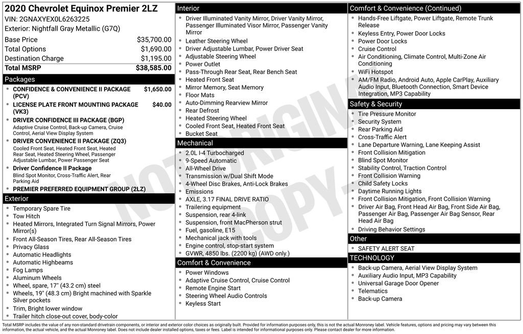 Used 2020 Chevrolet Equinox Premier image 4