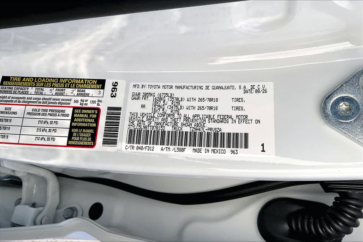 New 2026 Toyota Tacoma TRD Off-Road AWD/4WD image 21
