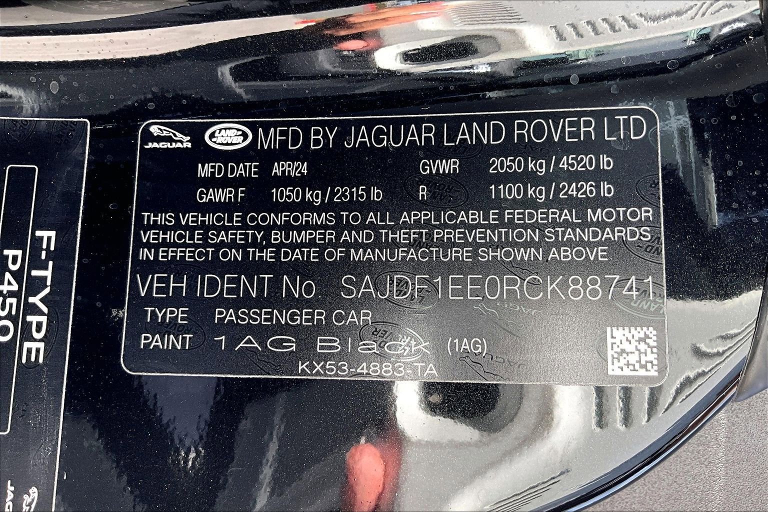 New 2024 Jaguar F-TYPE R-Dynamic RWD image 12