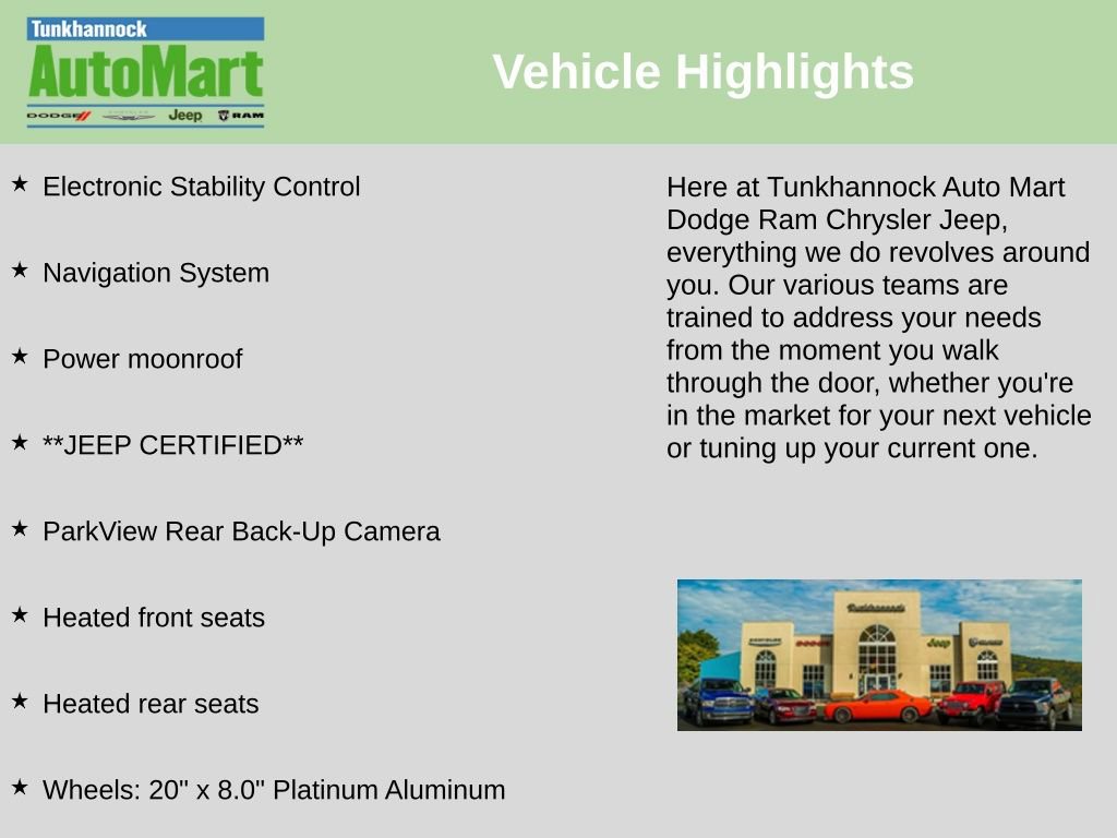 Certified 2021 Jeep Grand Cherokee Summit w/ Platinum Series Group image 7