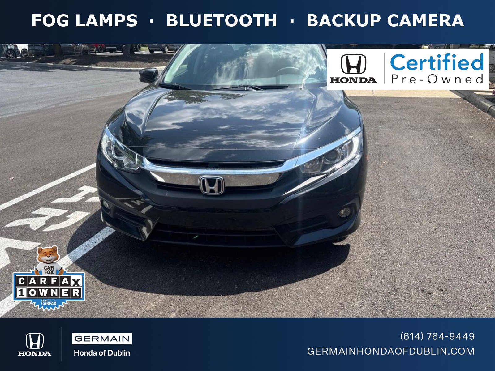 Certified 2018 Honda Civic EX-T