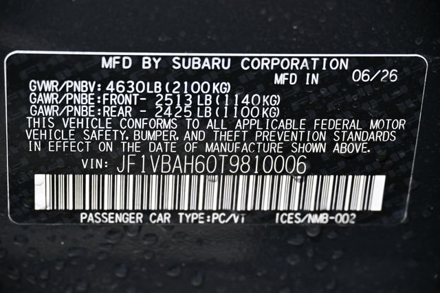 New 2026 Subaru WRX AWD/4WD image 19