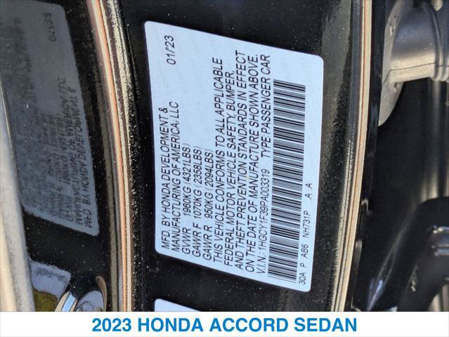 Certified 2023 Honda Accord EX image 26