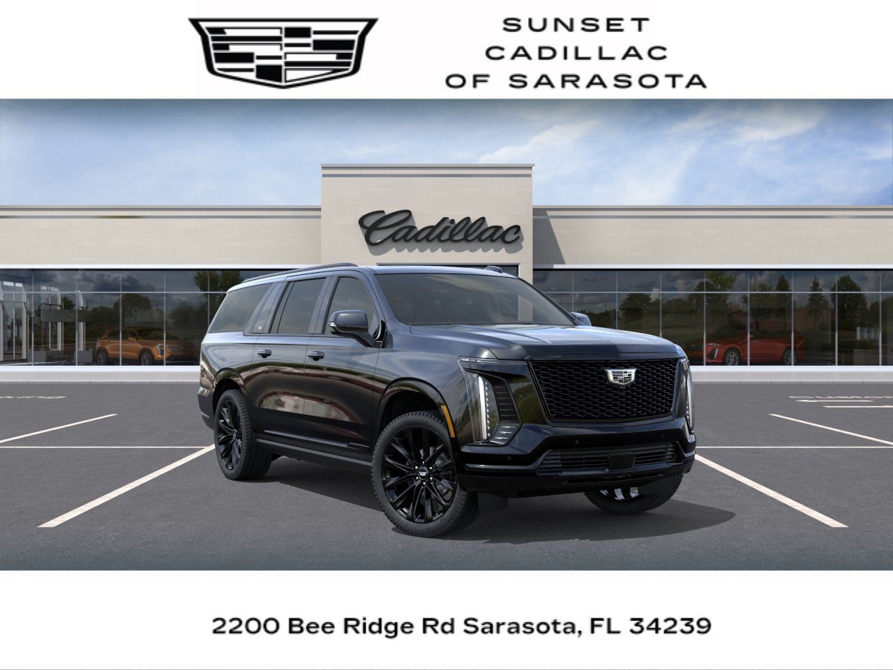 New 2026 Cadillac Escalade ESV Platinum Sport w/ LPO, ONYX Package