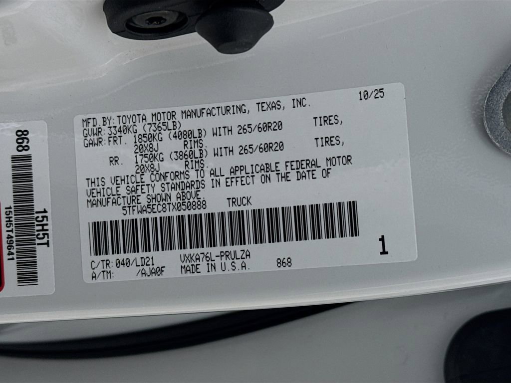 New 2026 Toyota Tundra Limited image 31