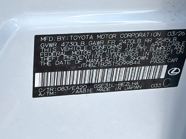 Used 2026 Lexus IS 350 F Sport RWD image 43