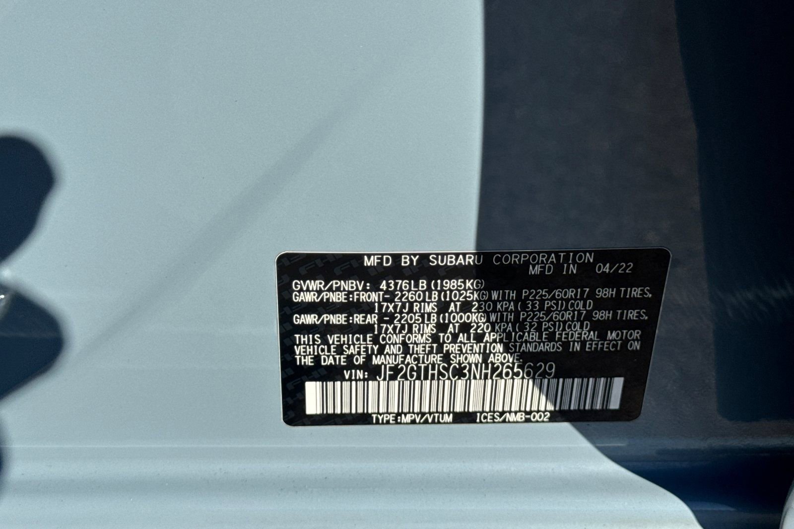 Used 2022 Subaru Crosstrek 2.5i Sport w/ Moonroof Package image 28