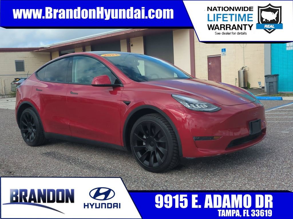Used 2021 Tesla Model Y Long Range AWD/4WD image 1