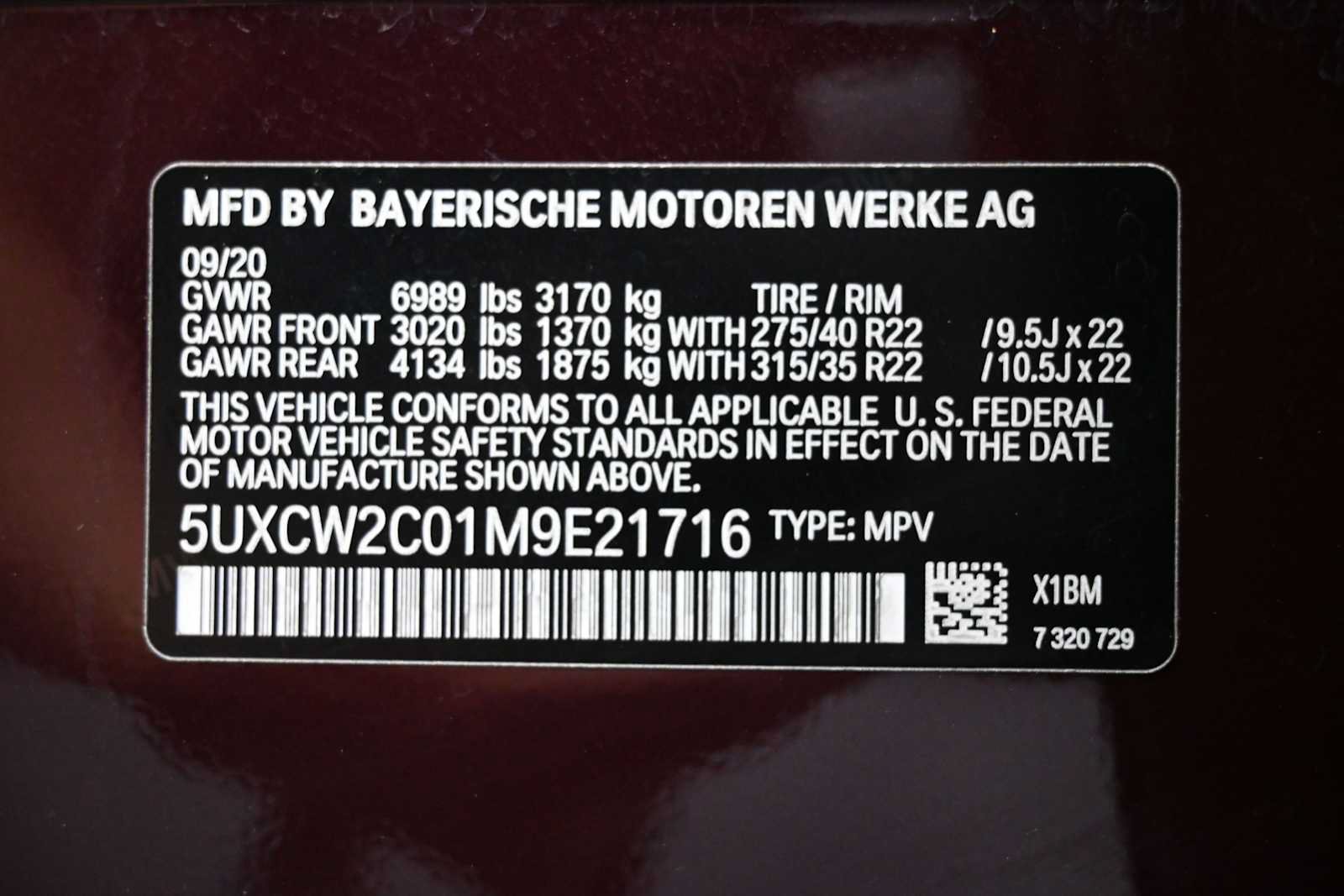Used 2021 BMW X7 xDrive40i w/ M Sport Package AWD/4WD image 11