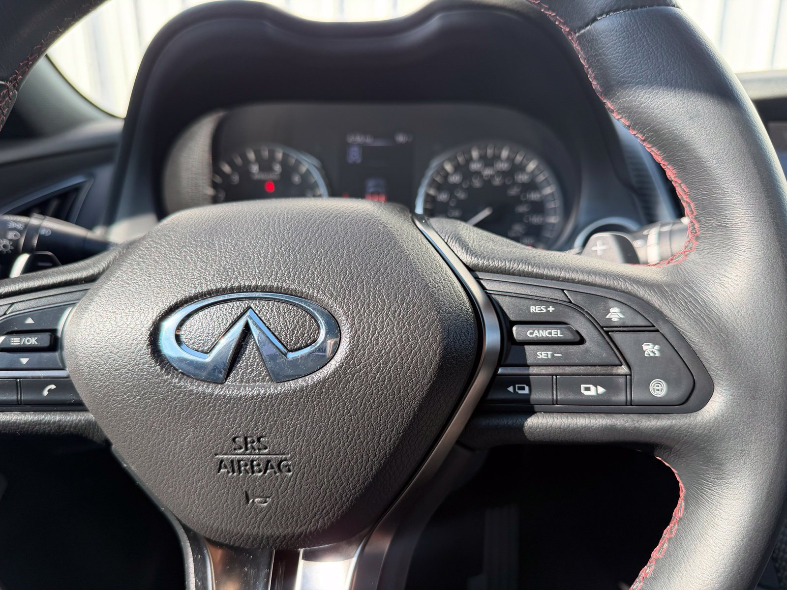 Used 2024 INFINITI Q50 Red Sport 400 w/ Black Opal Edition RWD image 16