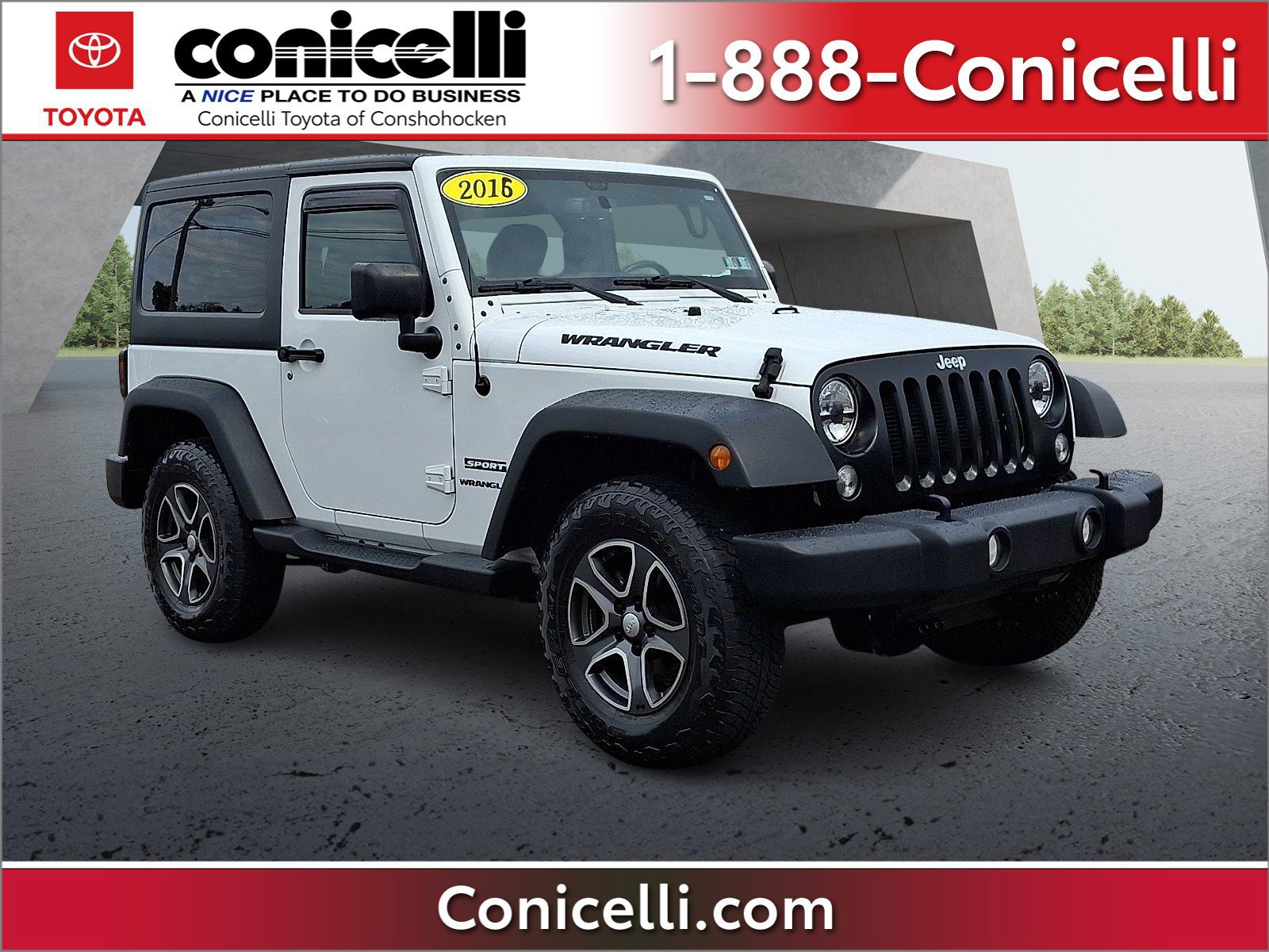 Used 2016 Jeep Wrangler Sport w/ Quick Order Package 24S AWD/4WD image 1