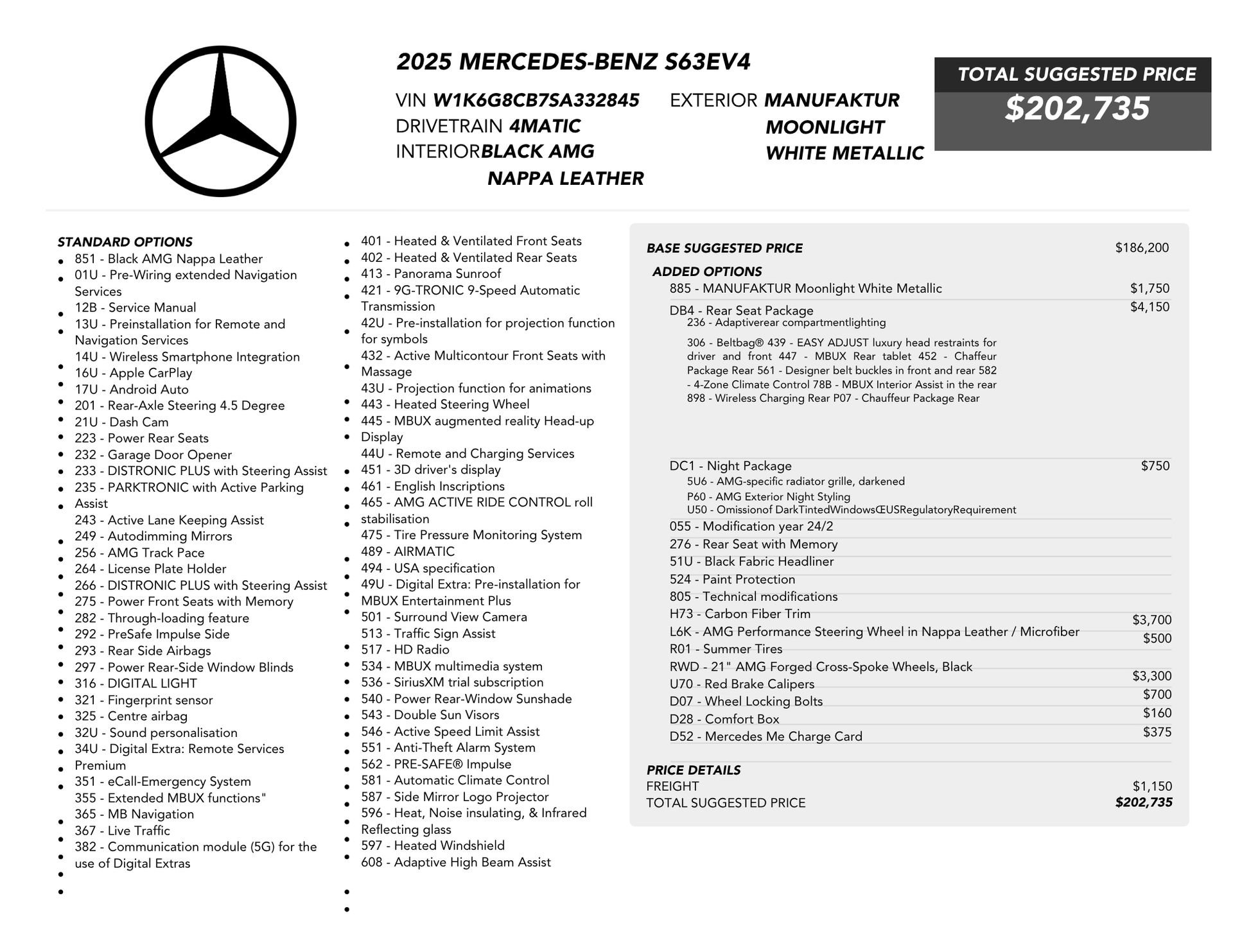 Used 2025 Mercedes-Benz S 63 AMG S image 84