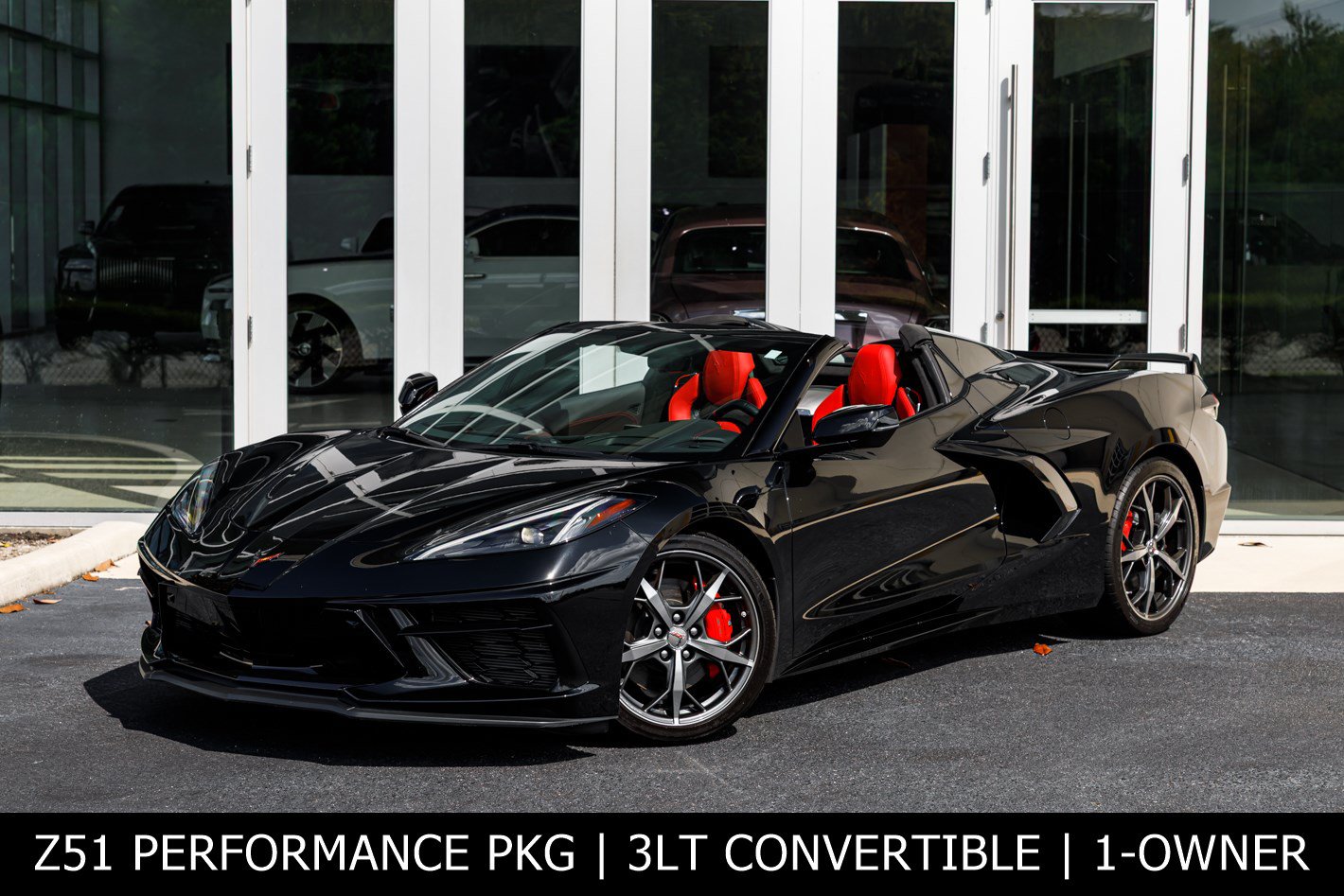 Used 2022 Chevrolet Corvette Stingray Premium Conv w/ Z51 Performance Package RWD image 1