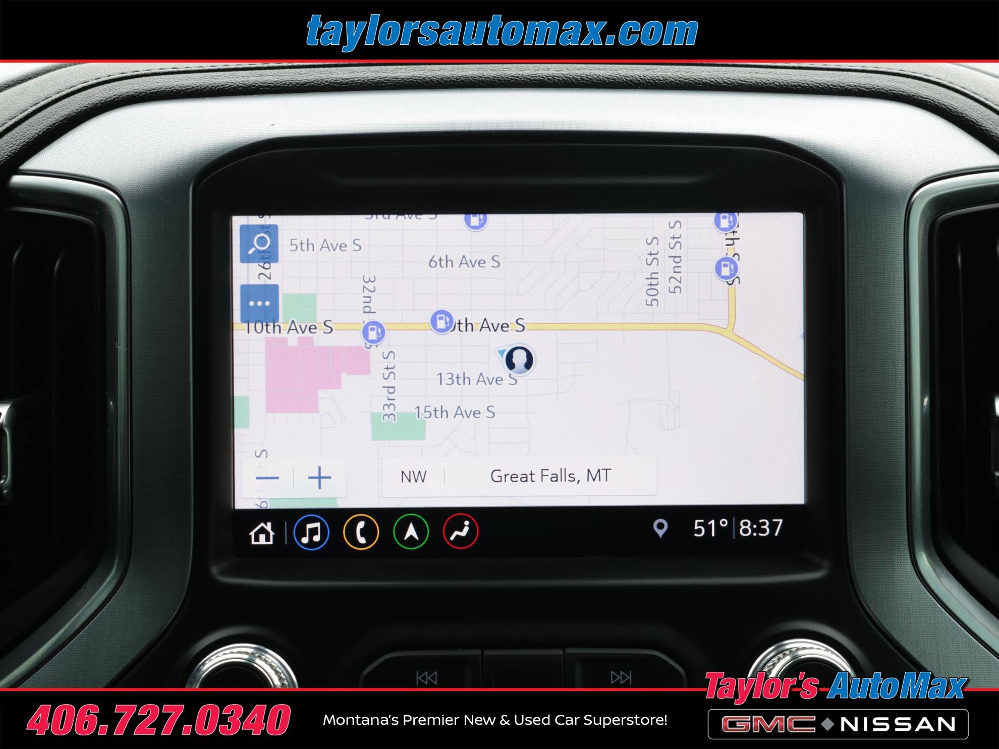 Used 2019 GMC Sierra 1500 SLT w/ SLT Premium Plus Package AWD/4WD image 15