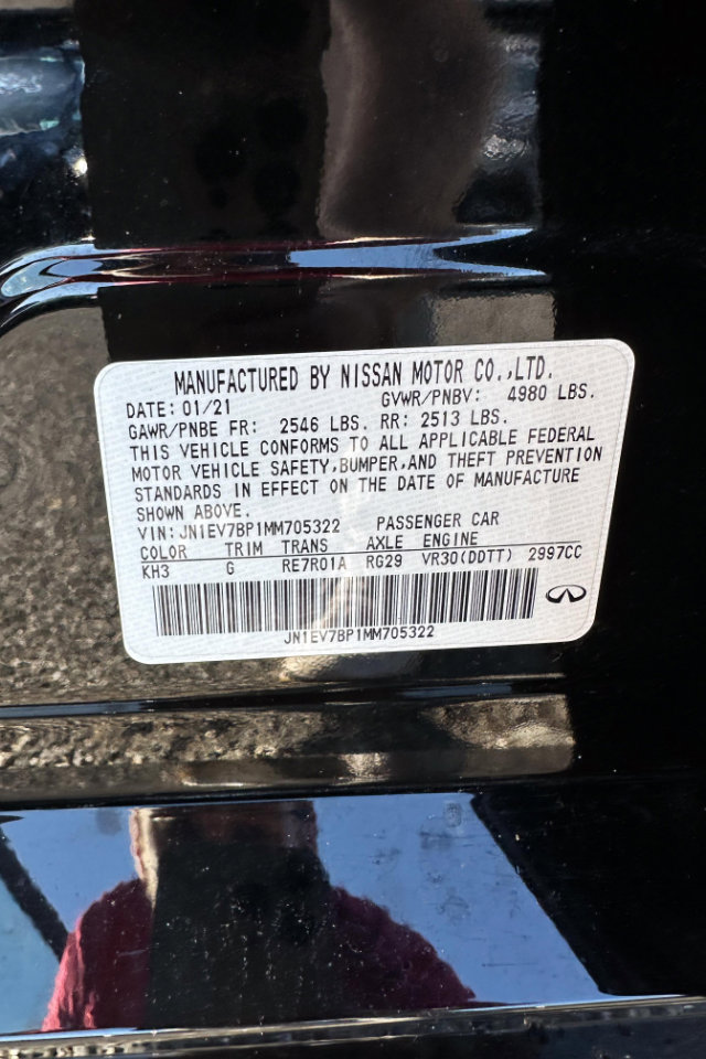 Used 2021 INFINITI Q50 Luxe image 25