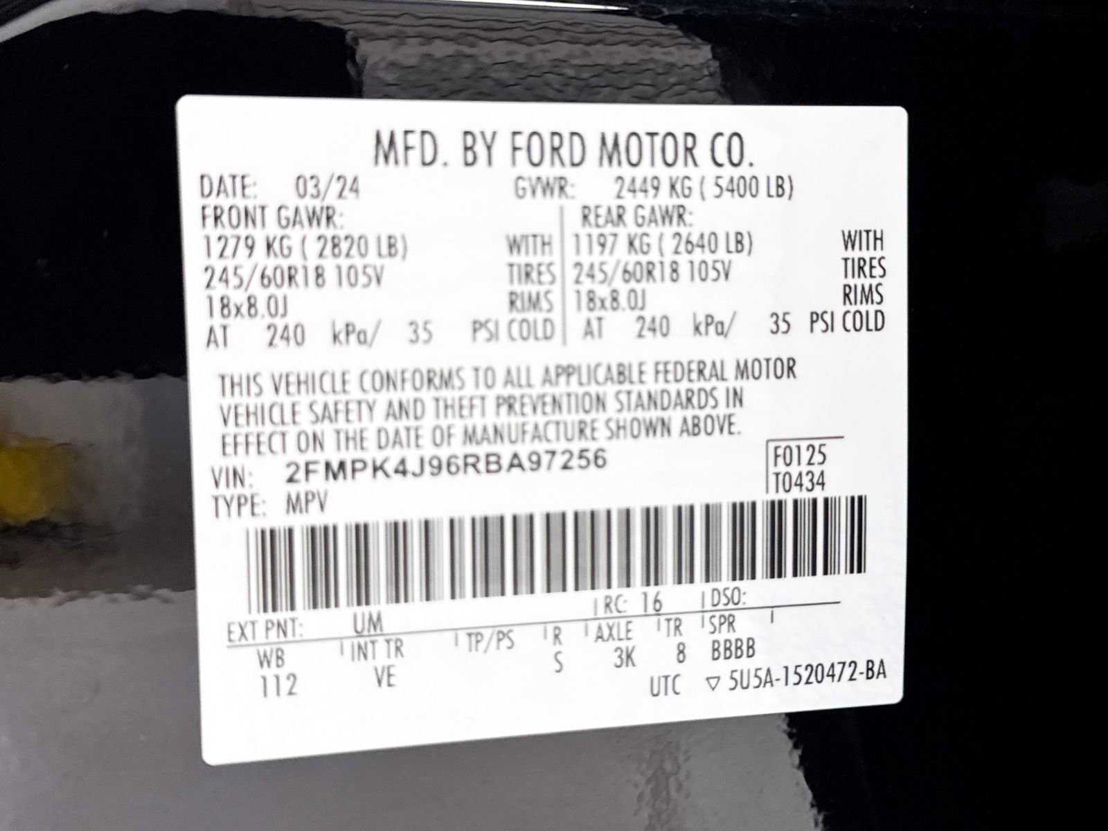 Used 2024 Ford Edge SEL AWD/4WD image 36