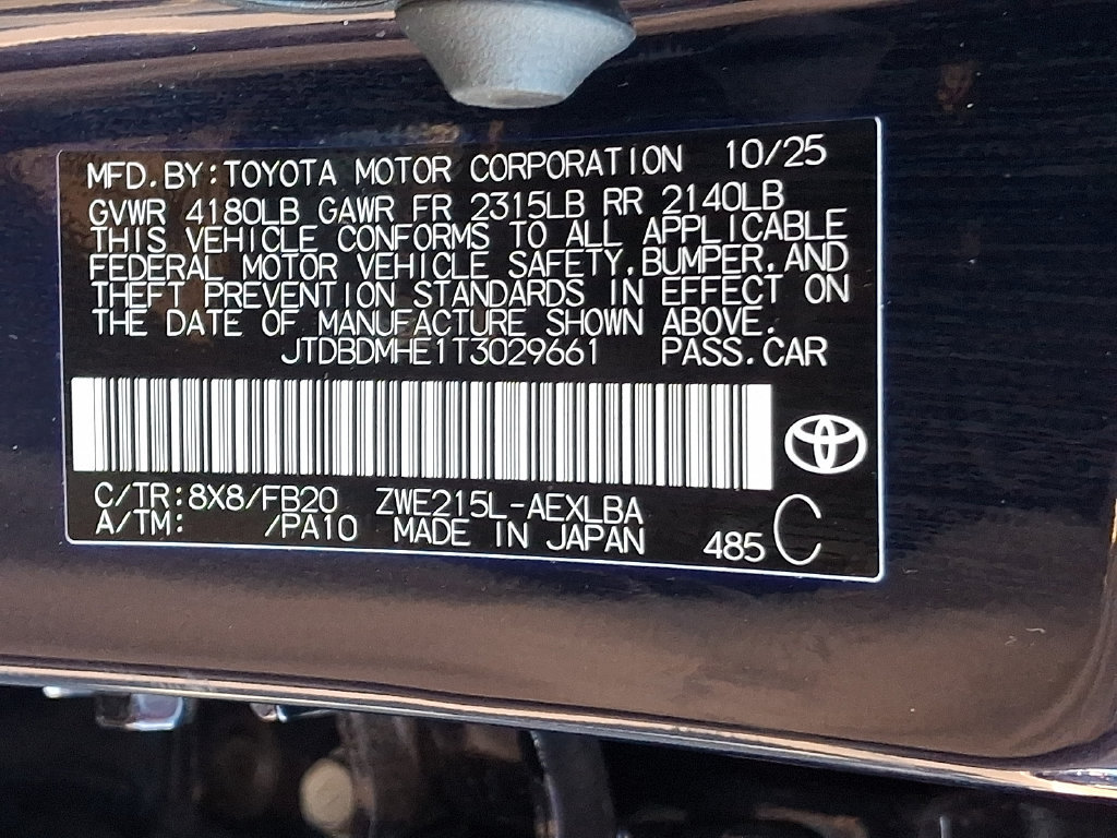 Used 2026 Toyota Corolla LE w/ LE Premium Package AWD/4WD image 31