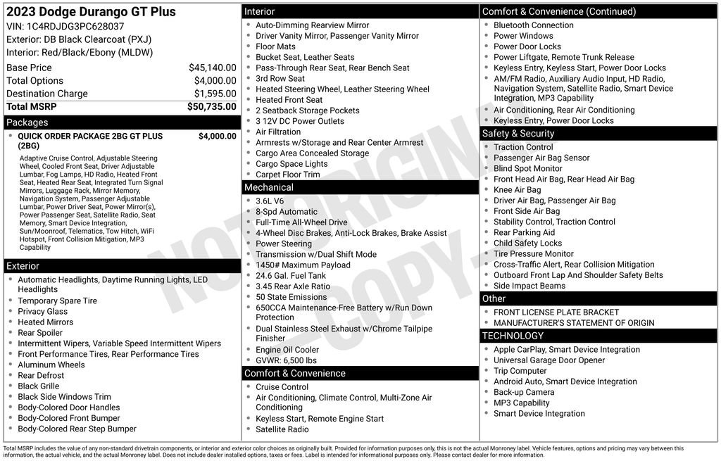 Used 2023 Dodge Durango GT image 39