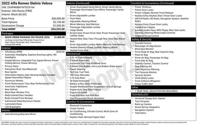Used 2022 Alfa Romeo Stelvio Veloce image 10