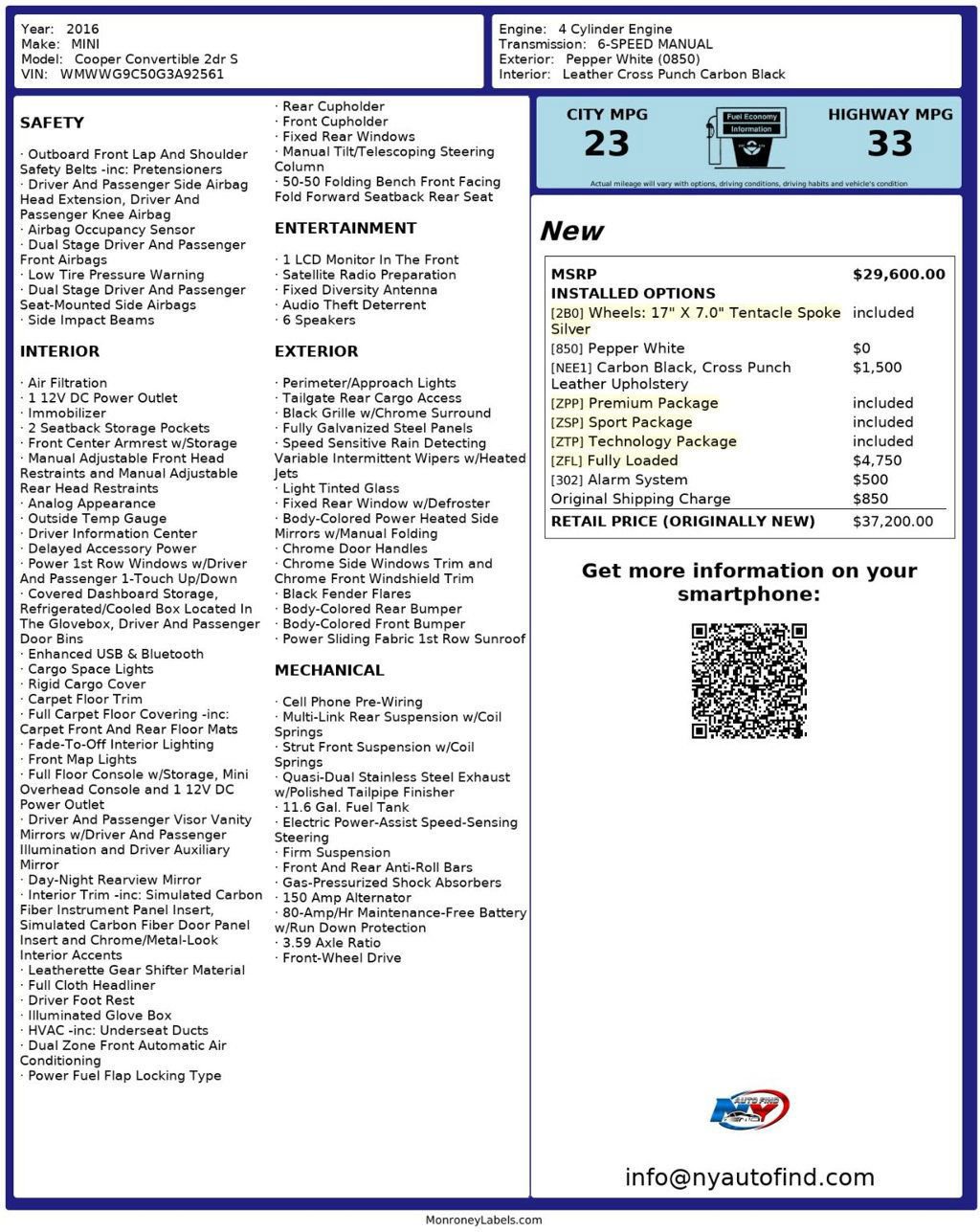 Used 2016 MINI Cooper S FWD image 14