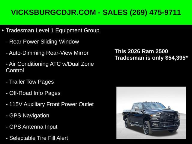 New 2026 RAM 2500 Tradesman image 33