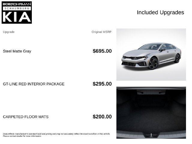 New 2026 Kia K5 GT-Line w/ GT-Line Red Interior Package FWD image 4