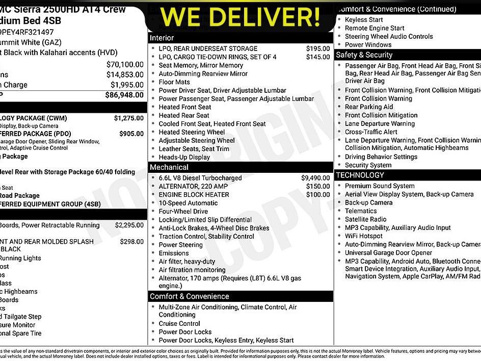 Used 2024 GMC Sierra 2500 AT4 w/ Technology Package AWD/4WD image 25