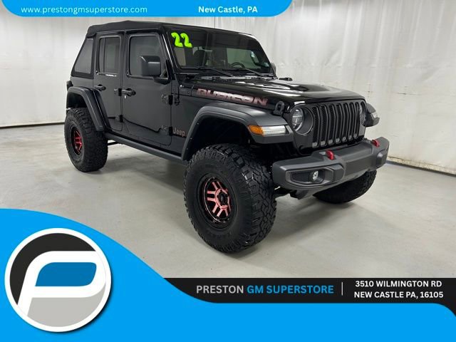 Used 2022 Jeep Wrangler Unlimited Rubicon w/ LED Lighting Group