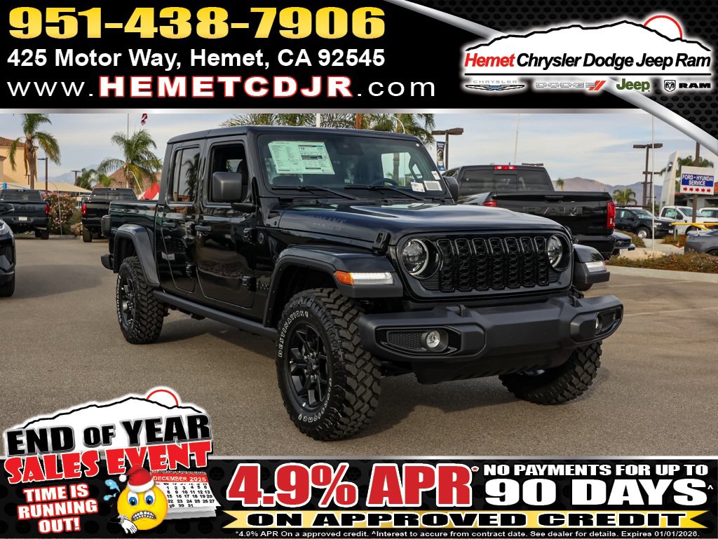 New 2025 Jeep Gladiator Willys image 1