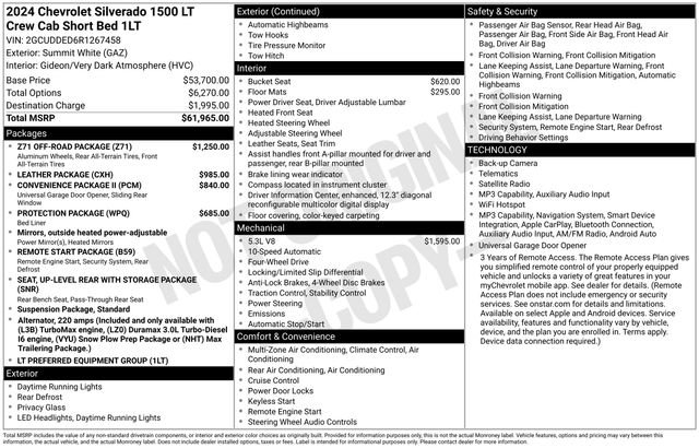 Used 2024 Chevrolet Silverado 1500 LT w/ Z71 Off-Road Package image 7