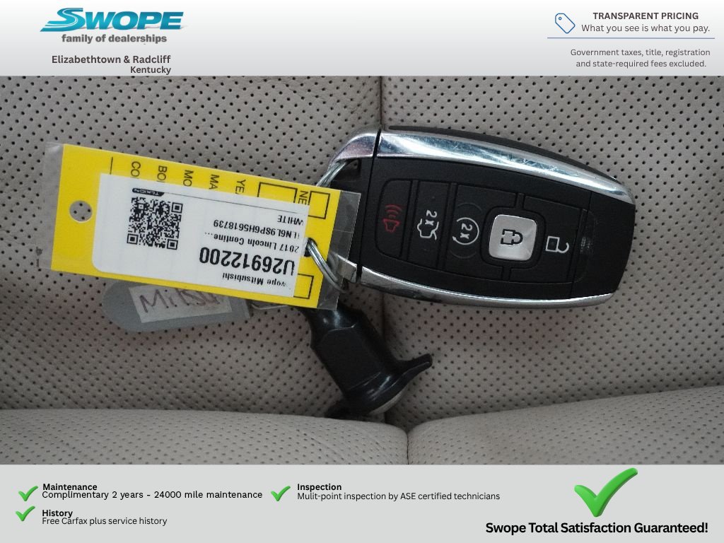 Used 2017 Lincoln Continental Select w/ Technology Package FWD image 30