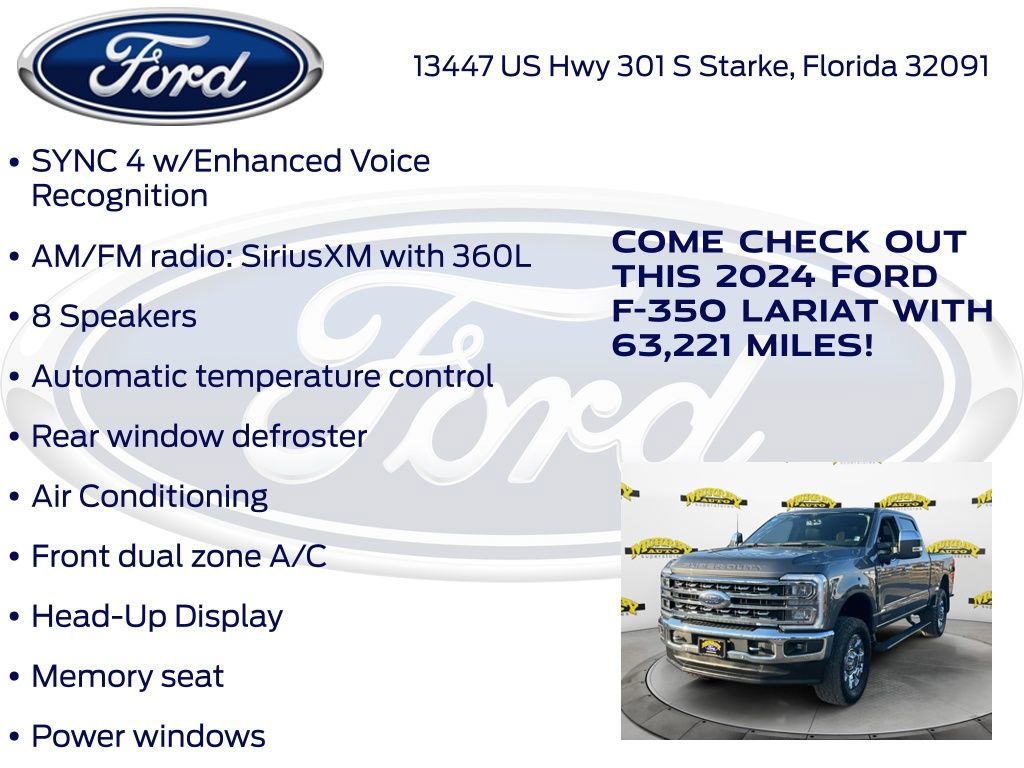 Used 2024 Ford F350 Lariat w/ Lariat Ultimate Package image 30