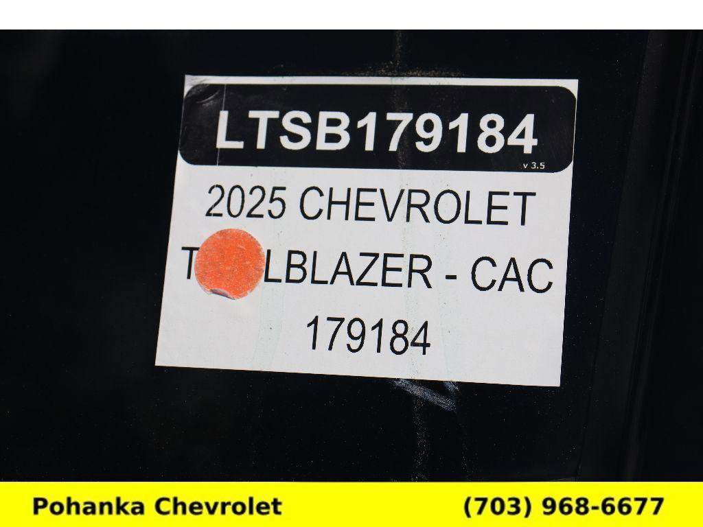 Certified 2025 Chevrolet TrailBlazer LT w/ Convenience Package FWD image 37