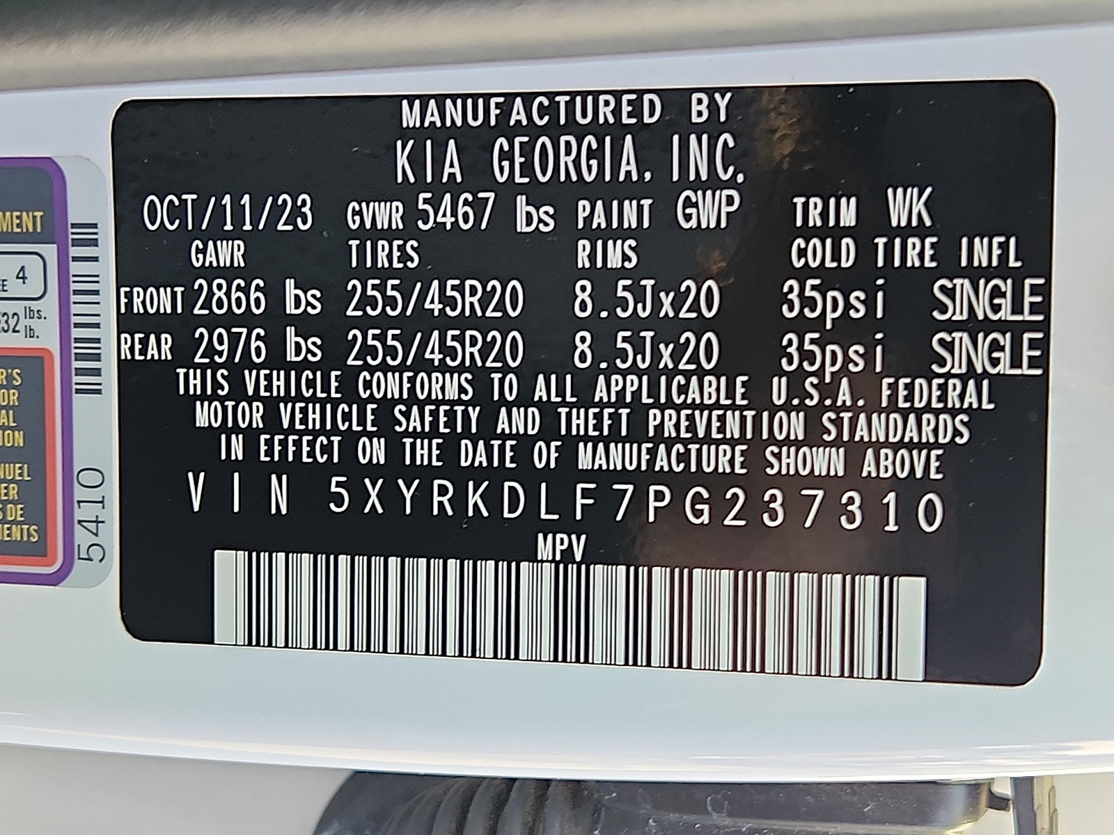 Certified 2023 Kia Sorento SX AWD/4WD image 30